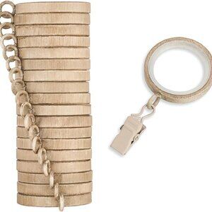 Cambria Designer Series - Premium Easy Glide 18 Count Curtain Rings